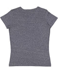Women's Harborside Melange V-Neck T-Shirt - Navy Melange