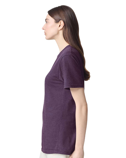 Unisex CVC T-Shirt - Heather Eggplant