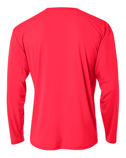 Men's Cooling Performance Long Sleeve T-Shirt - Coral