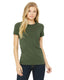 Bella + Canvas 6004 - Women's Junior Fit Favorite T-Shirt - Military Green