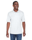 UltraClub 8425 - Men's Cool & Dry Sport Performance Interlock Polo - White