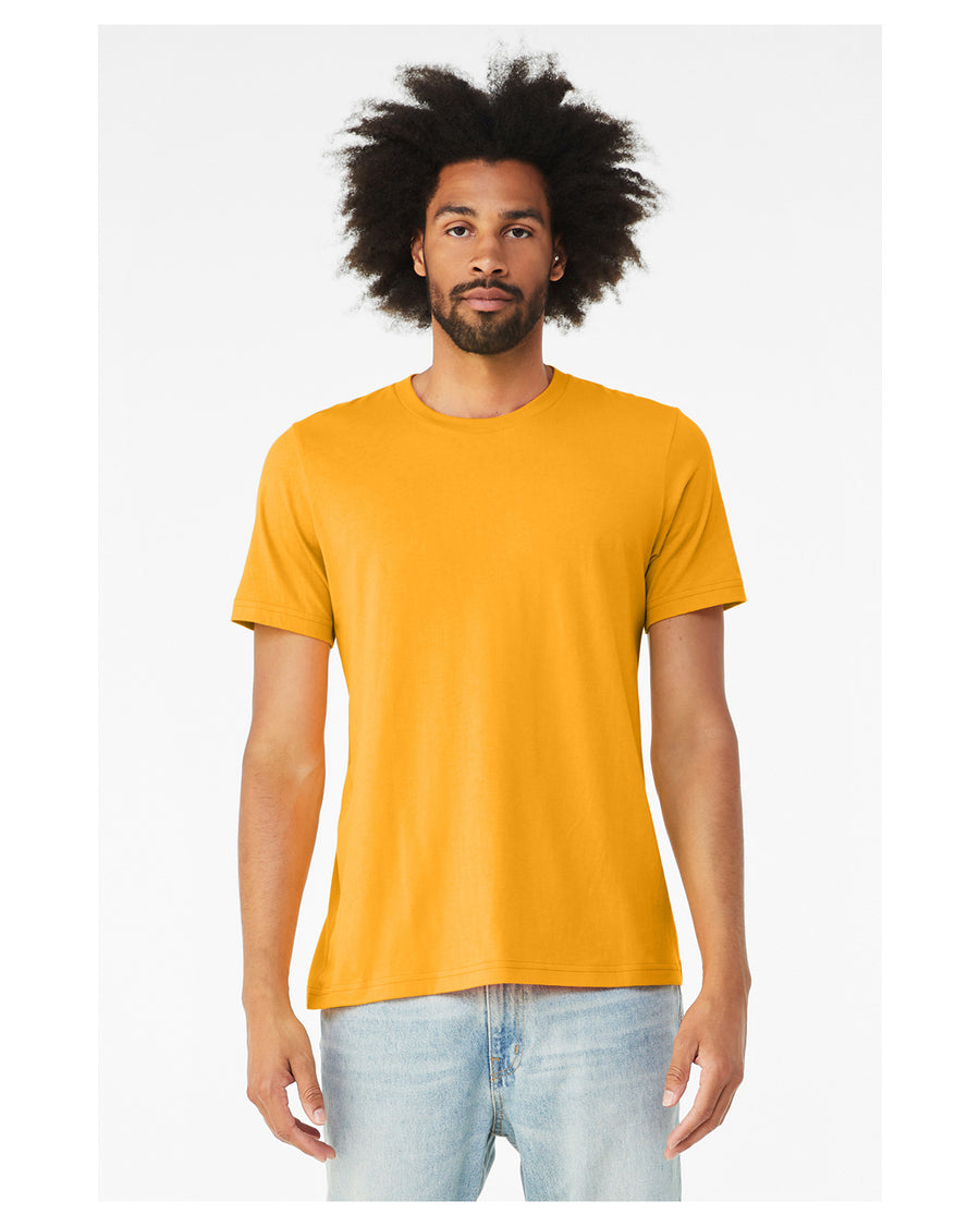 Unisex Heather CVC T-Shirt - Heather Gold