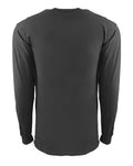 Unisex Inspired Dye Long-Sleeve Crew with Pocket - Shadow