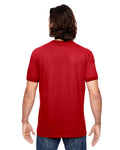 Unisex Lightweight Ringer T-Shirt - Heather Red / Red