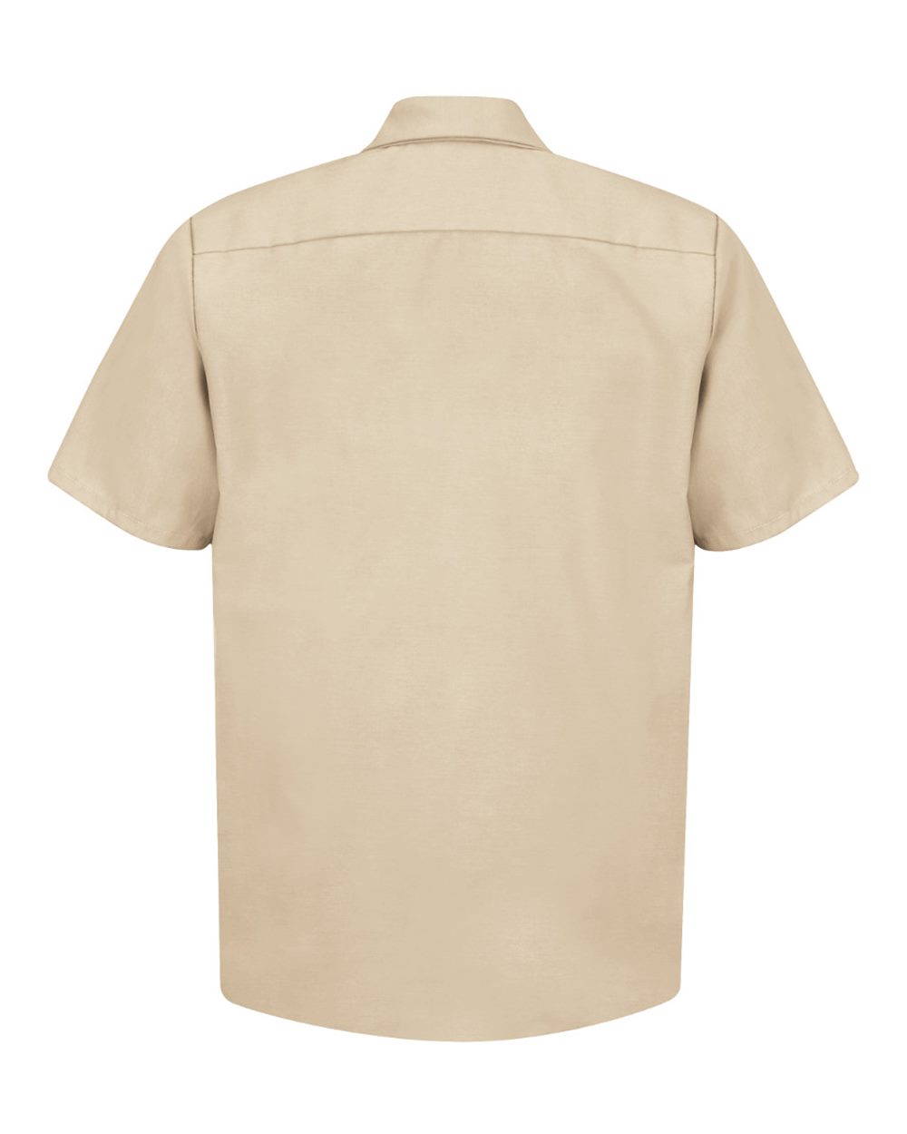 Industrial Short Sleeve Work Shirt - Light Tan