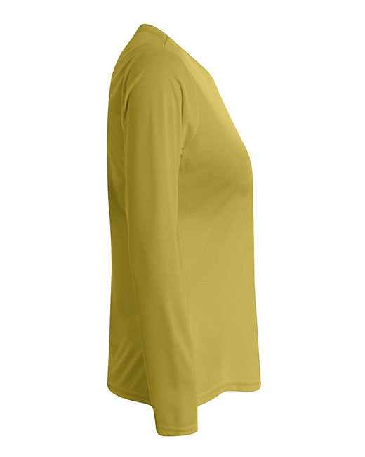 Women's Long Sleeve Cooling Performance Crew Shirt - Vegasgold2011