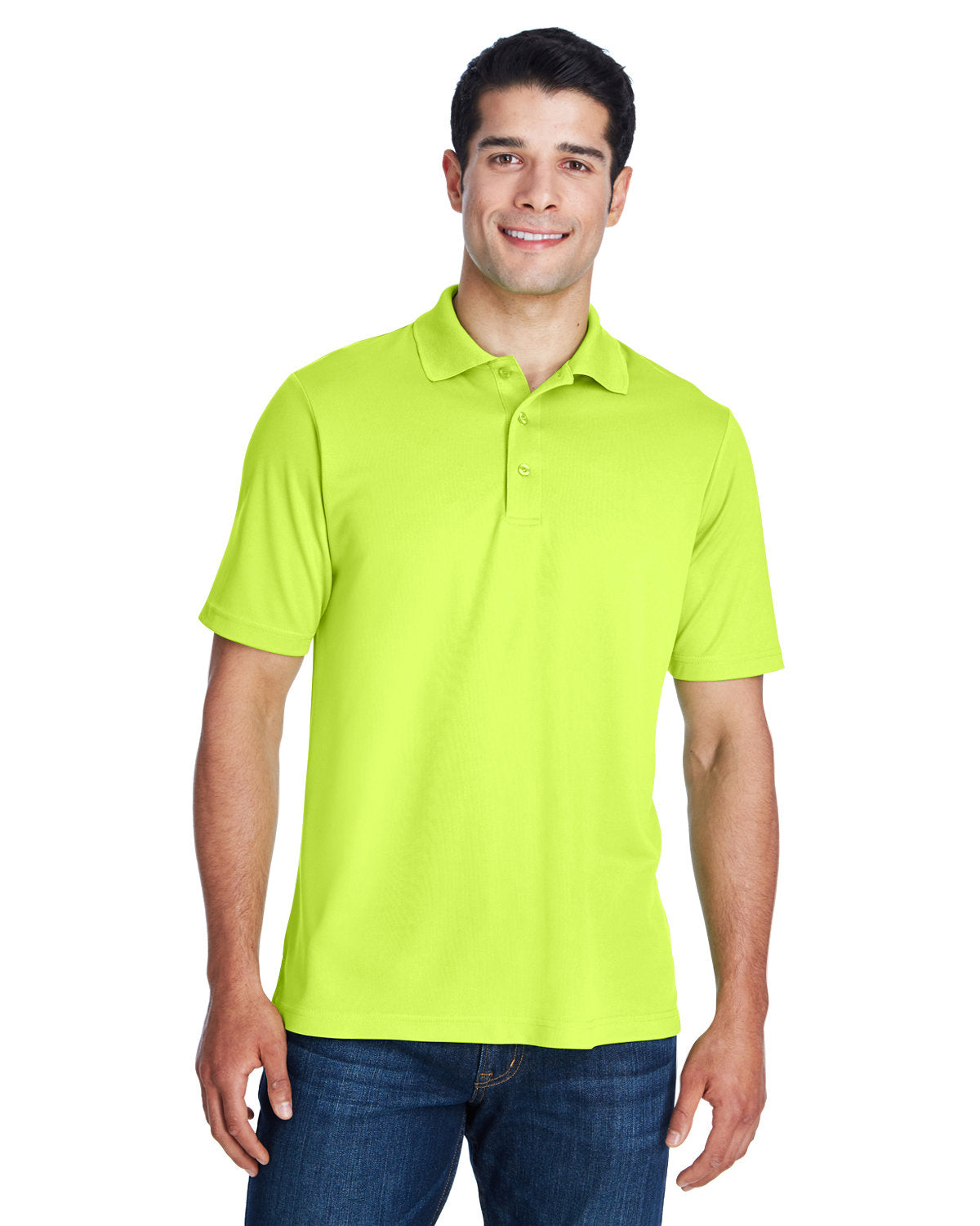 Men's Origin Performance Piqué Polo - Safety Yellow