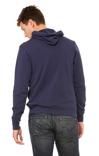 Unisex Sponge Fleece Pullover Hoodie - Navy