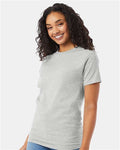 Hanes 5280 Ash — on model side