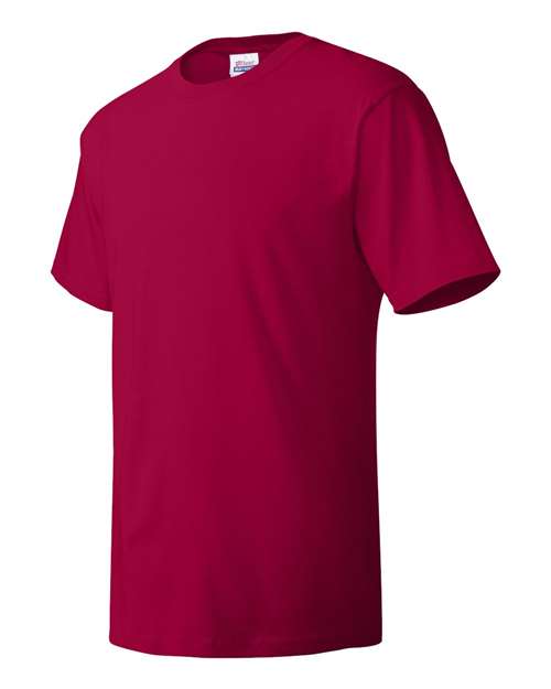 Hanes 5280 Deep Red — side
