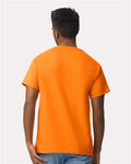 Gildan 2000 Safety Orange — on model back