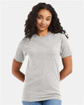 Hanes 5180 Ash — on model front