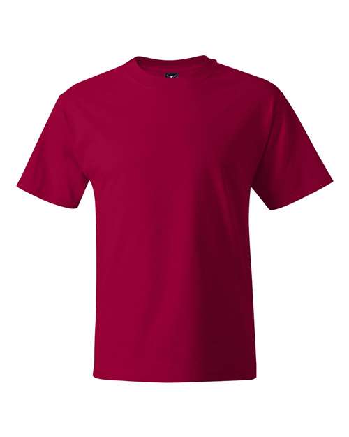 Hanes 5180 Deep Red — front