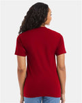 Hanes 5180 Deep Red — on model back