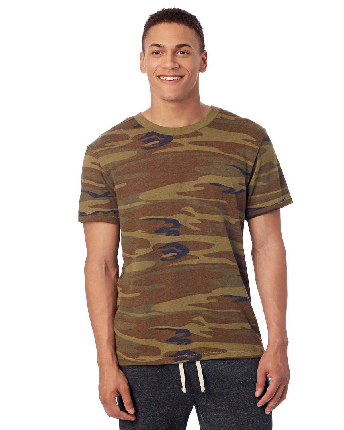 Unisex Printed Eco-Jersey™ Crew - Camo