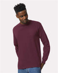 Gildan 2400 Maroon — on model front
