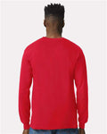 Gildan 2400 Red — on model back