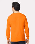 Gildan 2400 Safety Orange — on model back