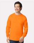 Gildan 2400 Safety Orange — on model front