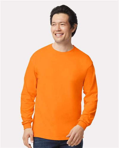 Gildan 2400 Safety Orange — on model front
