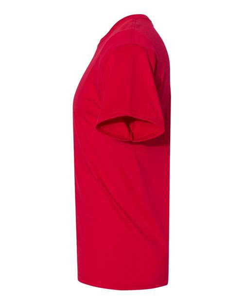 Hanes 5170 Deep Red — direct side