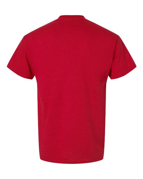 Gildan 8000 Red — back