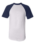 Augusta Sportswear 423 White/ Navy — front