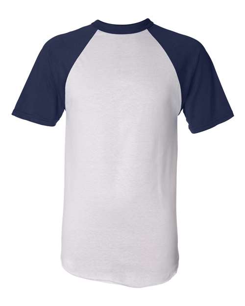 Augusta Sportswear 423 White/ Navy — front