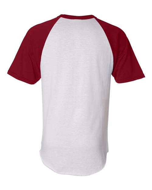 Augusta Sportswear 423 White/ Red — back