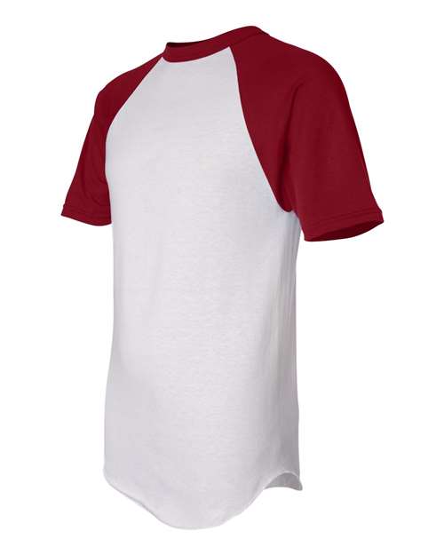 Augusta Sportswear 423 White/ Red — side
