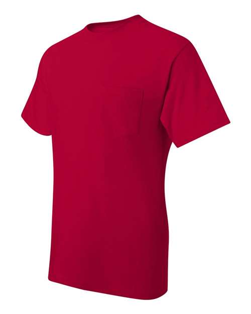 Hanes 5190 Deep Red — side