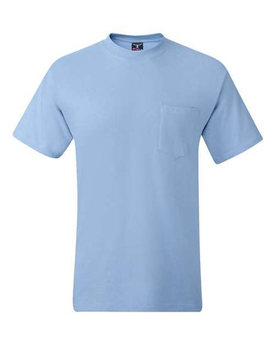 Hanes 5190 Light Blue — front