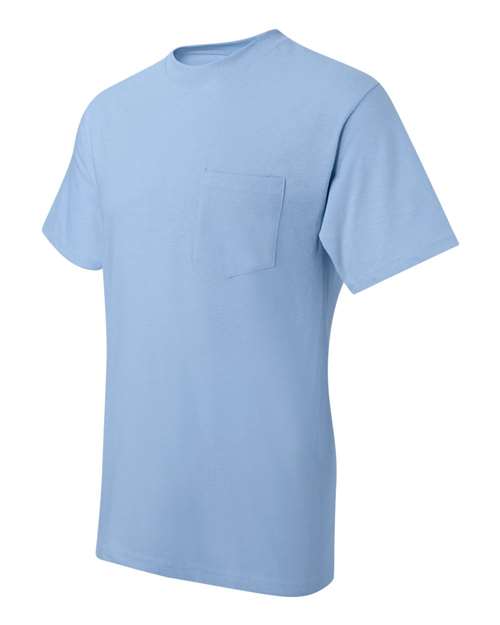 Hanes 5190 Light Blue — side