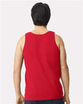 Gildan 2200 Red — on model back