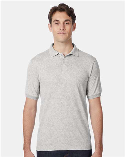 Hanes 054X Ash — on model front