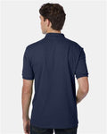 Hanes 054X Navy — on model back