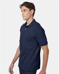 Hanes 054X Navy — on model side