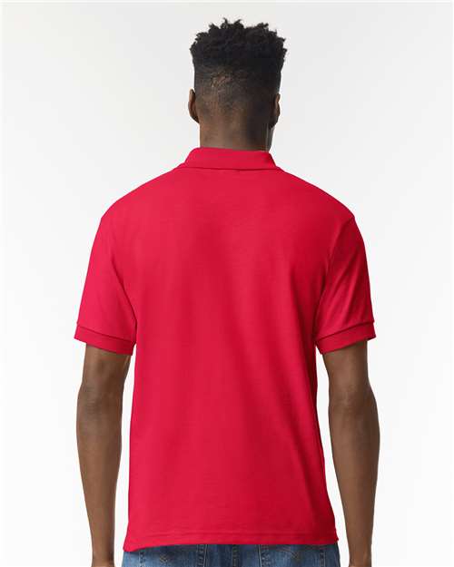 Gildan 8800 Red — on model back
