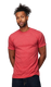 Tultex 0241TC - Unisex Poly-Rich Tee - Heather Red