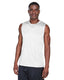 Team 365 TT11M - Men's Zone Performance Muscle T-Shirt - White