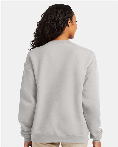 Hanes P160 Ash — on model back