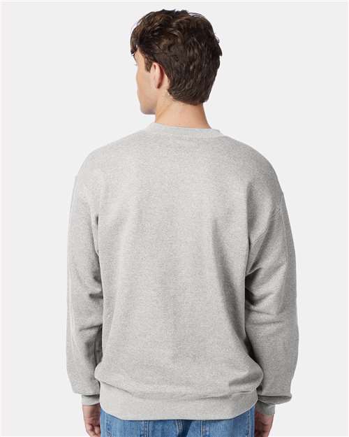 Hanes F260 Ash — on model back