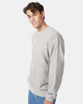 Hanes F260 Ash — on model side