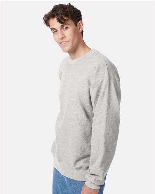 Hanes F260 Ash — on model side