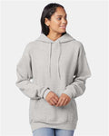 Hanes P170 Ash — on model front