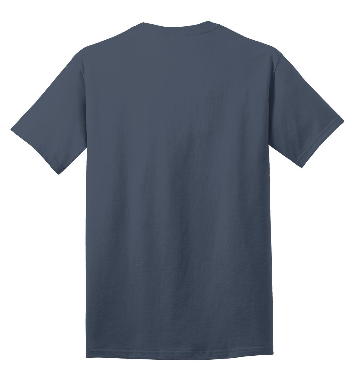 Unisex Core Cotton Tee - Steel Blue