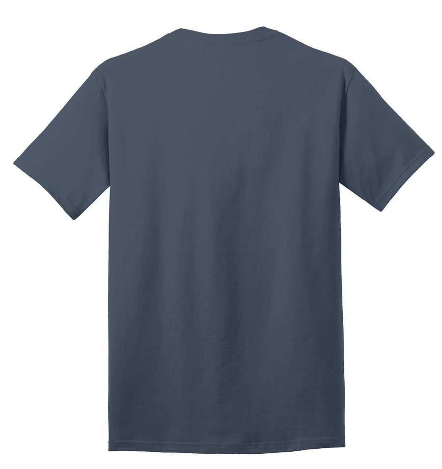 Unisex Core Cotton Tee - Steel Blue