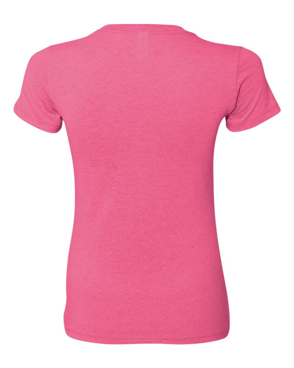 Women's Cotton/Polyester Tee - Neon Pink
