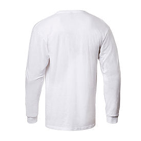 Unisex Heavyweight Long Sleeve Tee - White