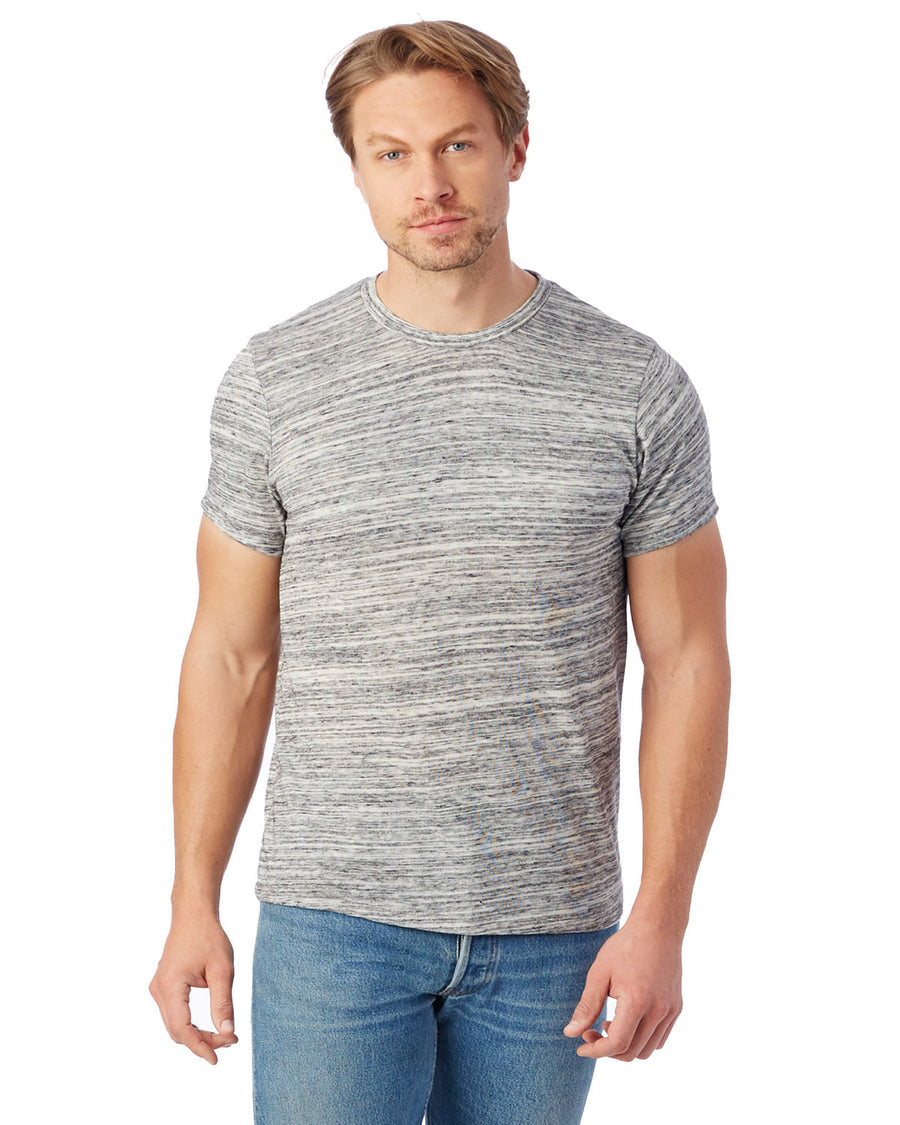 Unisex Printed Eco-Jersey™ Crew - Urban Gray